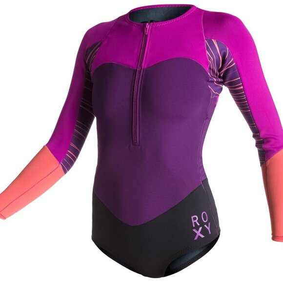 Roxy XY Long Sleeve Bikini 1mm Surf Springsuit • Size 4 • Shortie Wetsuit - Picture 7 of 8